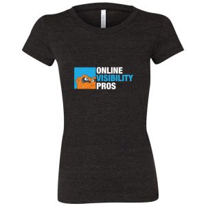 Online Visibility Pros – Lady's Short Sleeve Tri-Blend